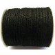 SIN1mm-01 - (1 metru) Snur iuta naturala neagra 1mm