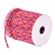 SBT4mm-08 - (1 metru) Snur bumbac tribal rotund multicolor 4mm