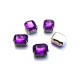 DM18-05 - Distantier montee dreptunghi violet 8*6mm