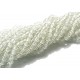 MSCR4mm-99 - (10 buc.) Margele crackle clear si alb sfere 4mm