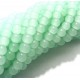 MSP449 - (10 buc.) Margele sticla verde menta light sfere 6mm