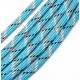 SP4mm-40  - (1 metru) Snur paracord plat bleu 4mm