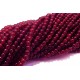 MSCR4mm-109 - (10 buc.) Margele crackle rosu visiniu sfere 4mm