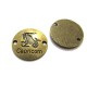 CO353 - Conector zodia capricorn bronz antic 23mm