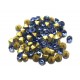 STR5.0mm - (10 buc.) Strasuri conice cristale albastre 5mm