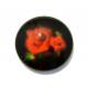 DISPONIBIL 1 BUCATA - CSP14mm-A-386 - Cabochon sticla print flori 14mm