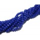 MFR813 - (10 buc.) Cristale bleumarin light opac rondele fatetate 4x3mm