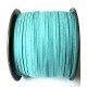 DISPONIBIL 1 PACHET 10 METRI - E-SFS3mm-31 - (10 metri) Snur faux suede bleu verzui 3mm