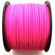 E-SFS3mm-45 - (10 metri) Snur faux suede roz neon 3mm