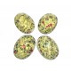 CRP20 - Cabochon rasina fatetat floricele 25*18mm 