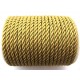 DISPONIBIL 1.53 METRI - SNY5-6mm-16 -  Snur nylon mustar gold cu lurex 5-6mm