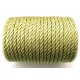  SNY5-6mm-17 - (1 metru) Snur nylon olive pal cu lurex 5-6mm