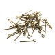 DISPONIBIL 6 SETURI - PIN04 - (100 buc.) Ace cu bucla bronz antic 1.8cm